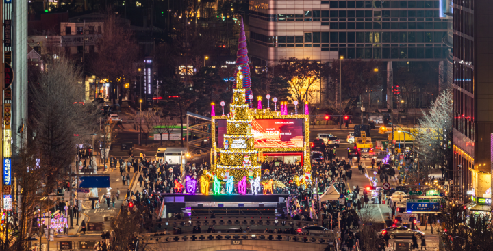 첫눈만큼 설레는 서울 겨울밤⛄서울빛초롱축제, 광화문마켓