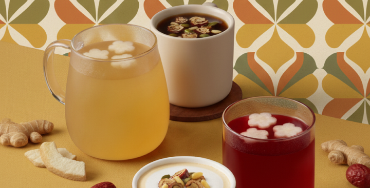 온기 한 잔의 보약, 더벤티 전통차 4종 출시!