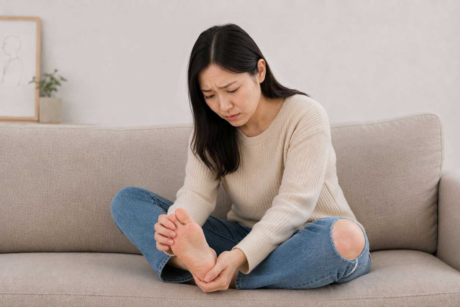 발바닥 각질 계속 생기는데 혹시..무좀? [손발톱무좀 종결 6편]