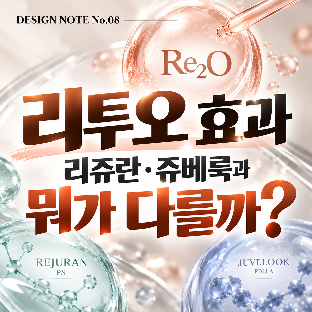 영등포 리투오 효과, 리쥬란 쥬베룩과 차이점은? 성분별 비교{DESIGN NOTE No.08}