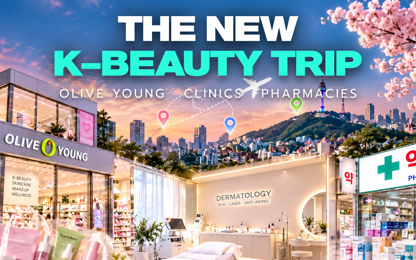 From Olive Young to Skin Clinics and Pharmacies: The New K-Beauty Travel Trend